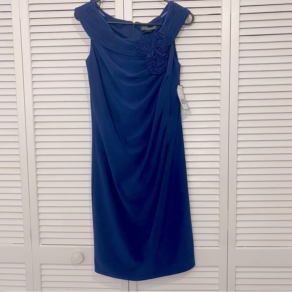 Jessica Howard Ladies Size 6 Cobalt Blue Evening Dress